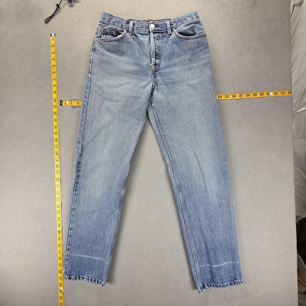 Levi's 501 Vintage Straight Leg Jeans in Light Blue Wash